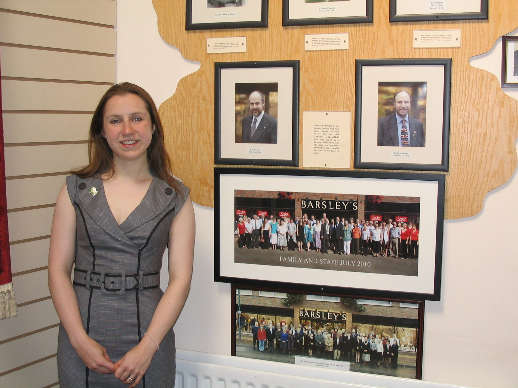 Alice Barsley after joining the family business