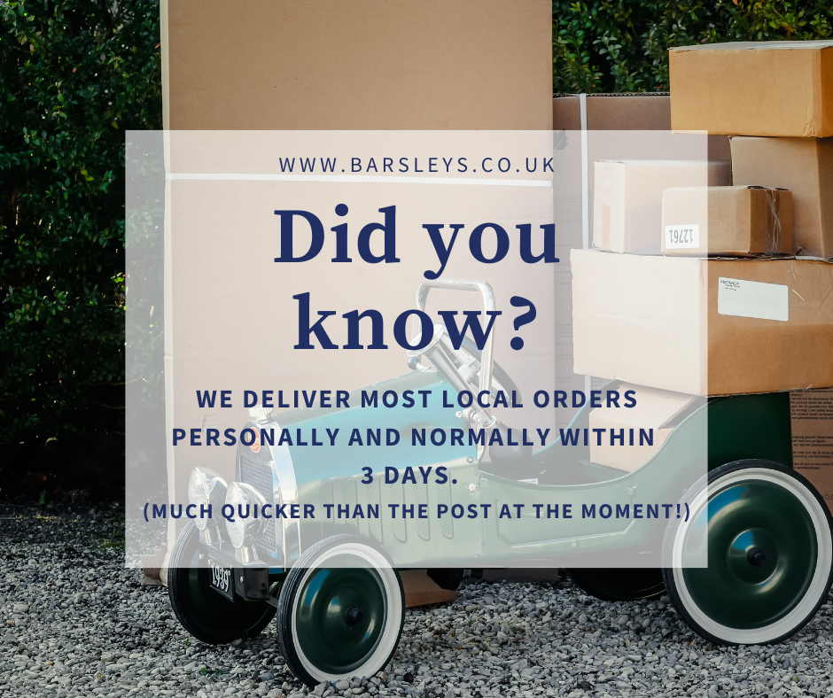 Barsleys local delivery promotion during Covid-19